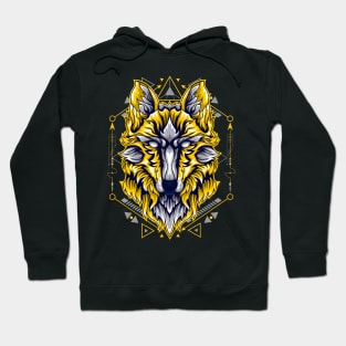 wolf vintage classic retro Hoodie